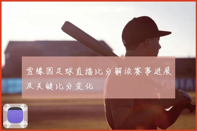 雪缘园足球直播比分解读赛事进展及关键比分变化